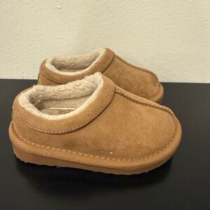 Cozy Tan Suede Slip-On Shoes